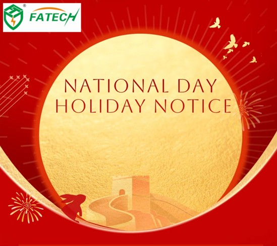 National Day Holiday Notice