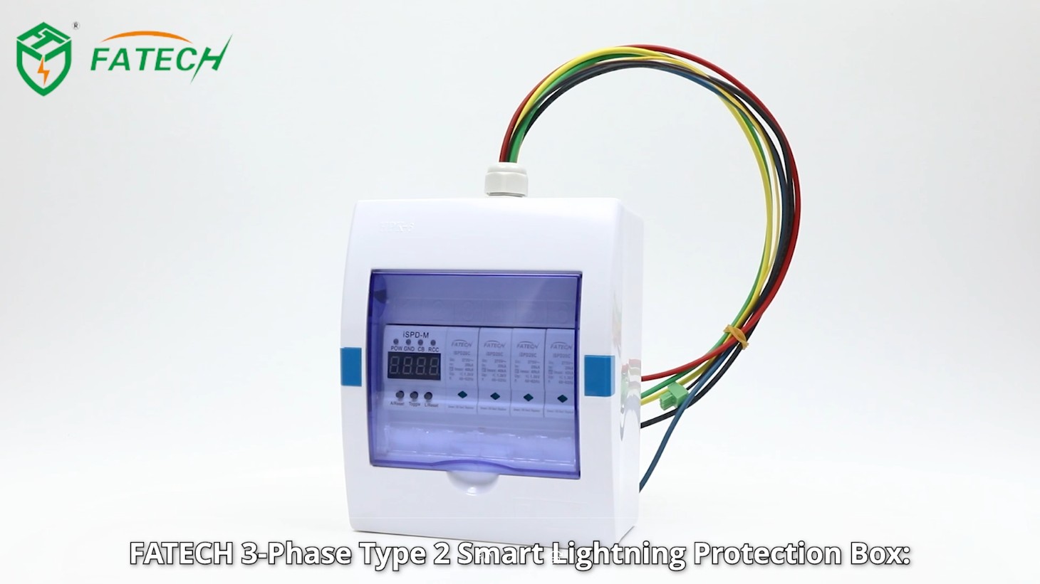 FATECH 3-Phase Type 2 Smart Lightning Protection Box