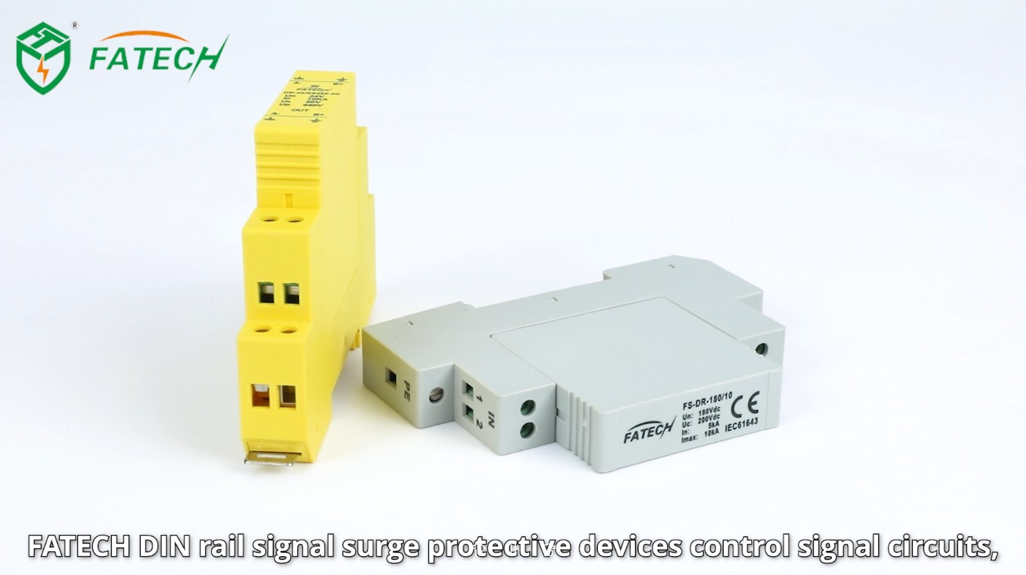 FATECH DIN rail signal surge protective devices control signal circuits