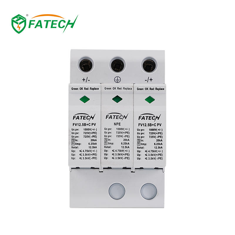 FV12.5B+C 2+NPE 1000 PVNS Type 1+2 12.5kA PV Surge Arrester