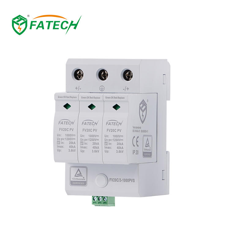 FV20C 3 1000PVS TUV Certified DC Surge Protector
