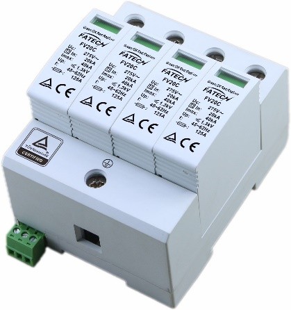 FV20C 4 275S TUV Certified Type 2 40kA 3 Phase Surge Arrester