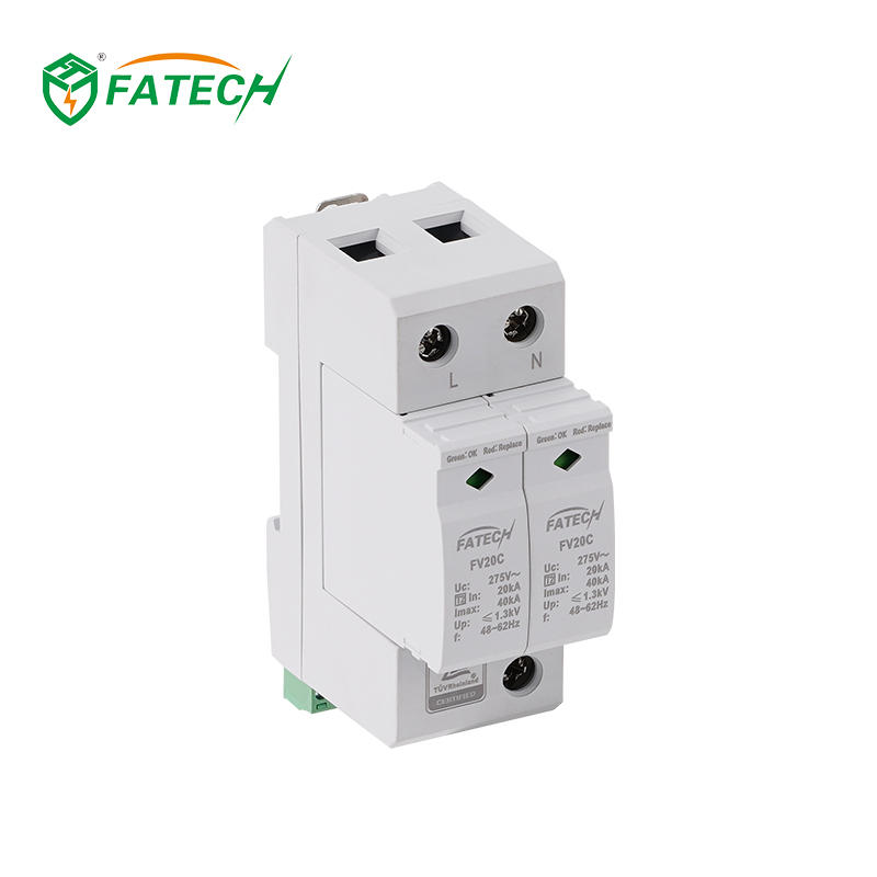 FV20C 2 275S TUV certified Type 2 40kA 1 Phase Surge Arrester