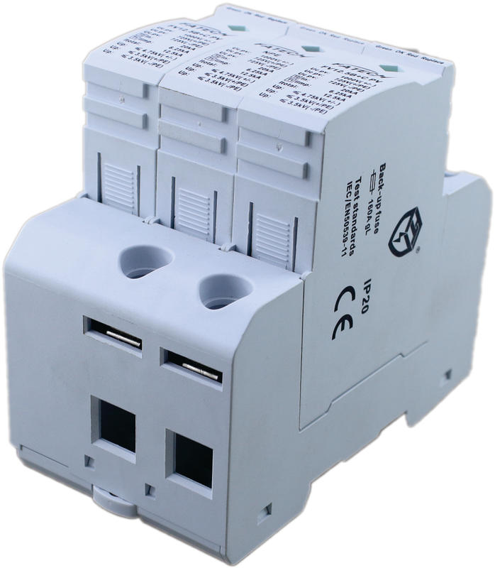 FV12.5B+C 3 1000PVNS Type 1+2 12.5kA PV Surge Protection Device SPD
