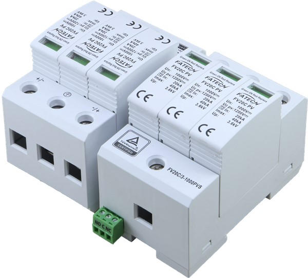 FV20C 3 1000PVS TUV certified Y type DC surge arrester SPD