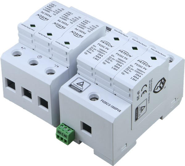 FV20C 3 1000PVS TUV certified Y type DC surge arrester SPD