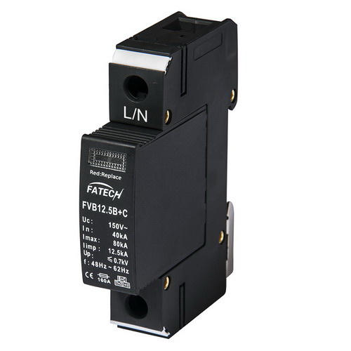 Type 1+2 Iimp 12.5kA, Imax 80kA 1 Pole Surge Protective Device