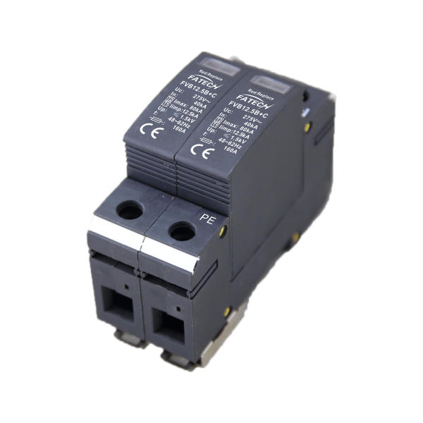 Iimp 12.5kA Imax 80kA Type 1+2 1 Phase Surge Protector
