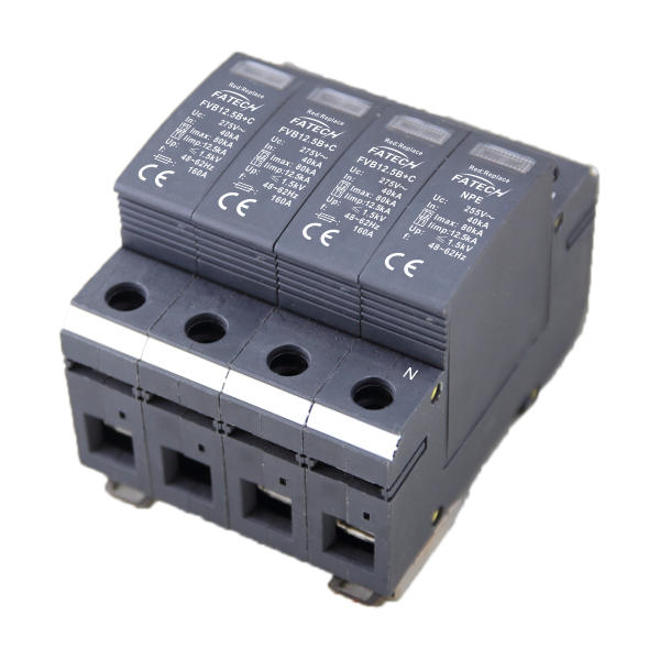 Type 1+2 12.5kA 3P+N 3 Phase Surge Arrestor