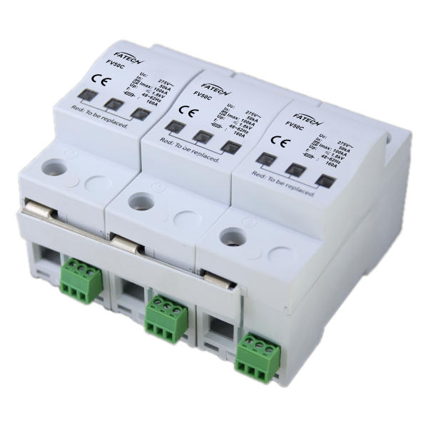 Type 2 100kA 3 Poles AC Surge Protective Device