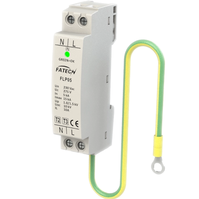 DIN Rail Type 2 LED Surge Protection SPD