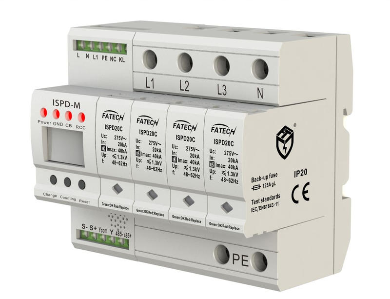 3 Phase 40kA Intelligent Surge Protective Device SPD