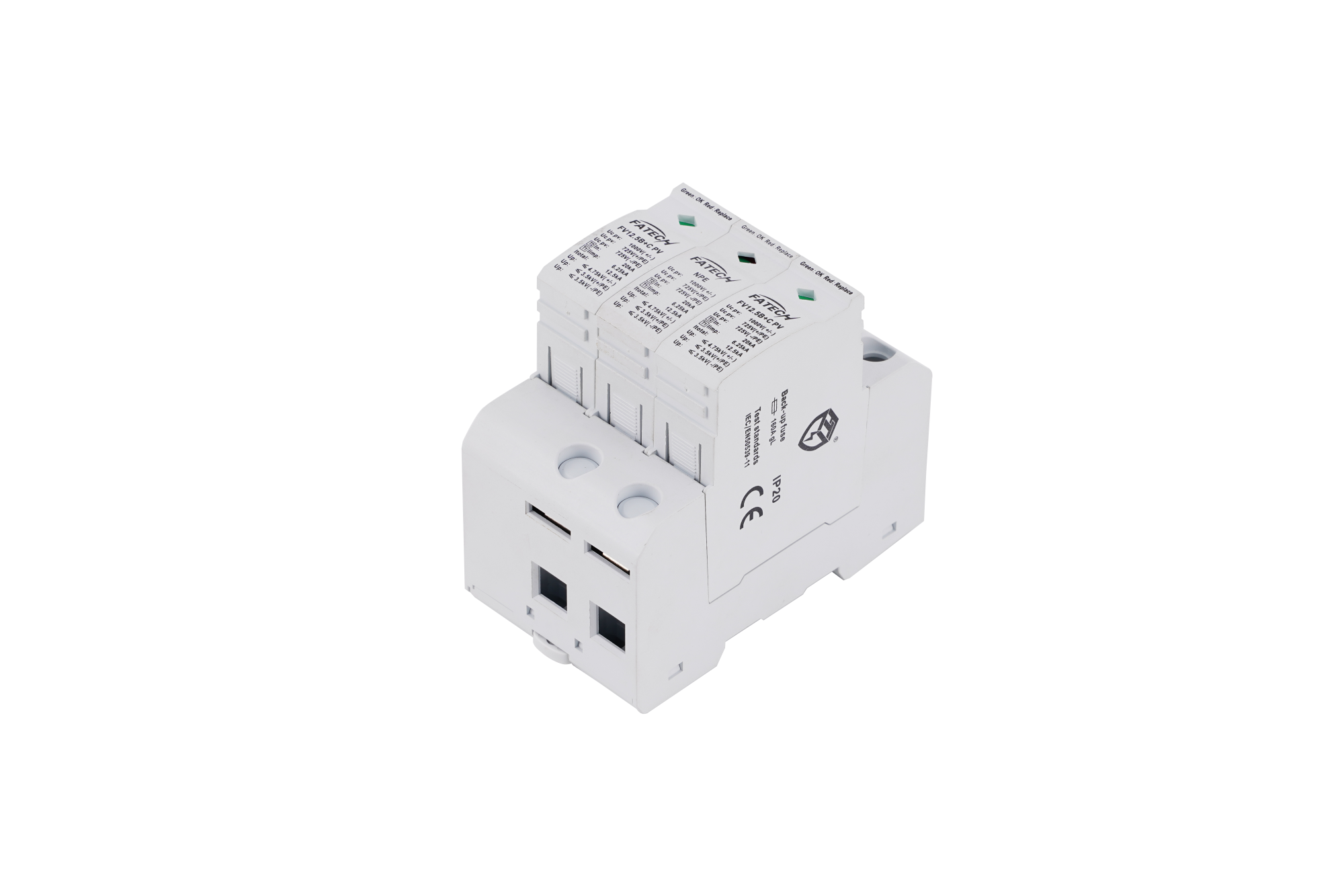 FV12.5B+C 3 1000PVNS Type 1+2 12.5kA PV Surge Protection Device SPD