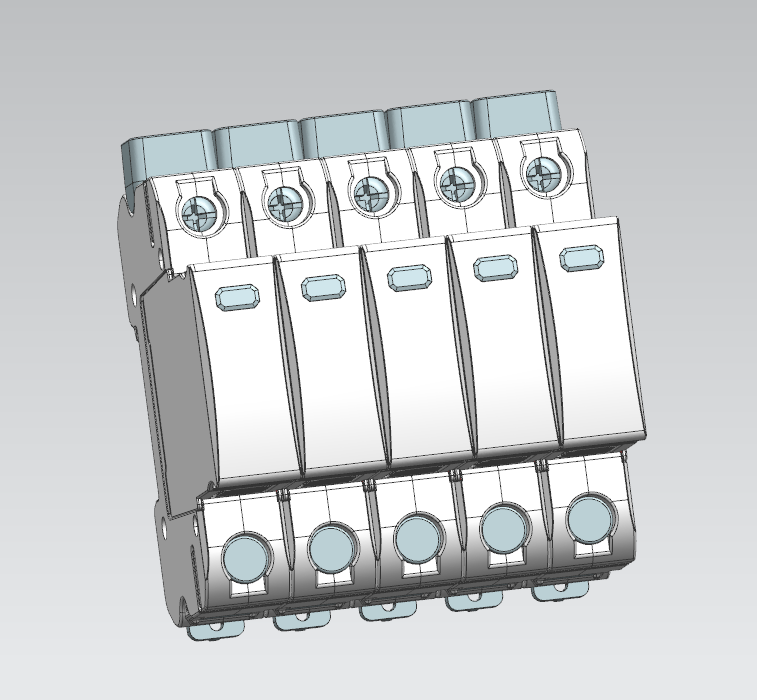 Multi-pole connection  DC Surge protective device for PV system